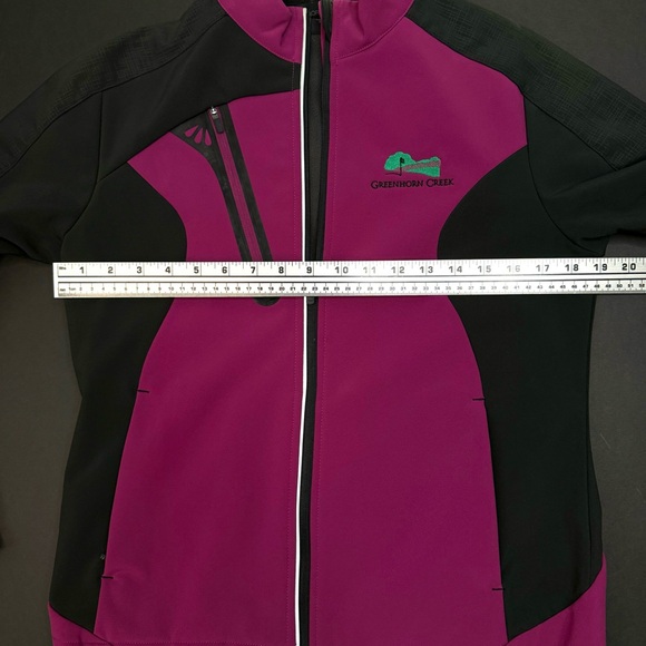 North End Fuchsia and Black Full Zip Jacket Size Small - Picture 9 of 9